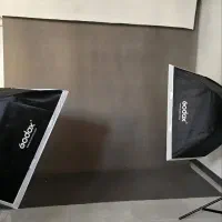 کیت فلاش استودیویی گودکس ms300 و پایه فون برقی