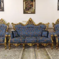 مبلمان سلطنتی 9 نفره|مبلمان خانگی و میز عسلی|مرودشت, فاز دوم شهرک فرهنگیان|دیوار
