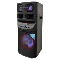 اسپیکر شارژی برقی .باند جفت ۱۰ اینچ|سیستم صوتی خانگی|بوشهر, |دیوار