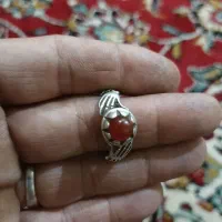 انگشتر نقره.رکاب دست دلبر.نگین عقیق.کاریزنوبالاجام|جواهرات|نصر آباد, |دیوار