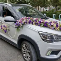 انواع دسته گل و ماشین عروس