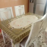 میز نهارخوری چهارنفره سفید