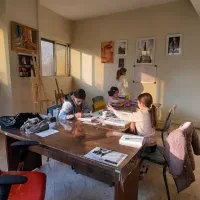 آموزش نقاشی ویژه خردسالان و بانوان بزگ سال|خدمات آموزشی|تهران, سبلان (لشگر)|دیوار