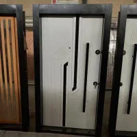 درب ضدسرقت دوقاب منبت کرکره برقی نرده استیل کدR006|مصالح و تجهیزات ساختمان|چالوس, |دیوار