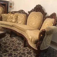 مبلمان تمام چوب گردو|مبلمان خانگی و میز عسلی|تهران, کرمان|دیوار