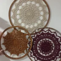 دیوارکوب ماندلا بافتنی