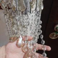 دو عدد لوستر الماسی|لوستر و چراغ آویز|گرگان, |دیوار