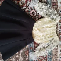 شومیز پروانه ای مجلسی به همراه دامن کوتاه چین دار|لباس|دورود, |دیوار