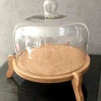 ظرف کیک، شیرینی و کاپ کیک پایه چوب