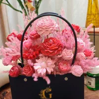 باکس «گل‌شمع» دست‌ساز