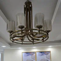 دو عدد لوستر ۸ شاخه دو رینگ
