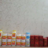 سطل ماست18عدد دونه ۵۰و ظرف چای ۱۰عدد دونه ۲۵