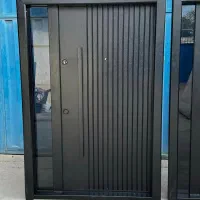 درب ضد سرقت ترمو نمای سکوریت، نرده شیشه ای کد K081|مصالح و تجهیزات ساختمان|نور, |دیوار