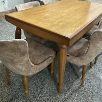 میز ناهارخوری|میز و صندلی غذاخوری|فومن, |دیوار