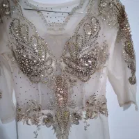 لباس مجلسی تمام کار شده در حد نو سایز ۴۰،۴۲