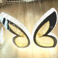 لوستر الماس.کهکشانی مدل بال فرشته. AC light|لوستر و چراغ آویز|تهران, سنگلج (شاپور)|دیوار