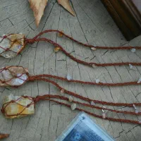 گردنبند بافت سنگ اصل سیترین|بدلیجات|تهران, فلسطین (میدان انقلاب)|دیوار