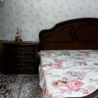 سرویس خواب دونفره چوبی همراه تشک فنری استاندارد|تخت و سرویس خواب|کرمانشاه, |دیوار