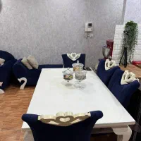 مبل ۹نفره با میز نهار خوری و عسلی