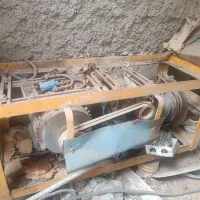 بالابر کامل ودوعدد قیف بتن ویک قفس بالابر