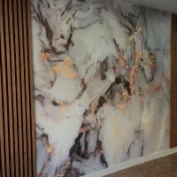 نصاب و نصب کاغذ دیواری ماربل شیت ترموال|خدمات پیشه و مهارت|خرمآباد, |دیوار