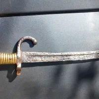 شمشیر عتیقه قدمتش مال جنگ جهانی اوله|کلکسیون اشیاء عتیقه|کرمانشاه, |دیوار