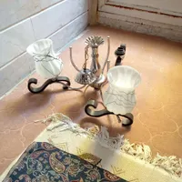 لوستر سه شاخه|لوستر و چراغ آویز|قم, تولید دارو و یخچال|دیوار