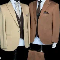 کت و شلوار قهوه ای مردانه