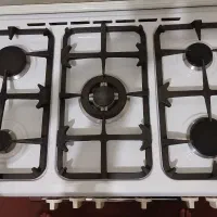 گاز ۵ شعله. بخاری گازی  و کف پایی۲۰۷ سه بعدی