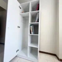 کمد لباس ملامینه با روکش MDF نو و قیمت استثنایی|جاکفشی، کمد، دراور|اندیشه, اندیشه فاز ۴|دیوار