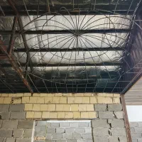 اجرای رابیتس کاری سقف جوشکاری نما