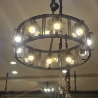 لوستر گرد سقفی مدرن