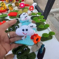 سنجاق سر عروسکی بافتنی
