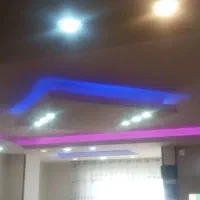 نور مخفی|ریسه و چراغ تزئینی|اصفهان, باغ کاران|دیوار