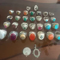 فروش انگشتربا نگینهای جواهری|جواهرات|نجف‌آباد, امیرآباد|دیوار