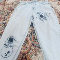 شلوار جین در حد نو ترک دخترانه