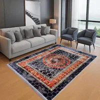 یک تخته فرش ۱۲متری بدون‌ گونه پاره گی و زده گی..