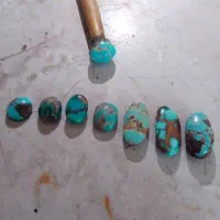 فیروزه نیشابوری مرغوب و خوش رنگ،یاقوت استار معدنی