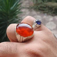 انگشتر عقیق دستساز تراش جواهری|جواهرات|گرگان, |دیوار