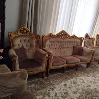 مبلمان استیل چوب راش،پارچه ترک ،قیمتویترین جداست..|مبلمان خانگی و میز عسلی|تهران, هفده شهریور|دیوار