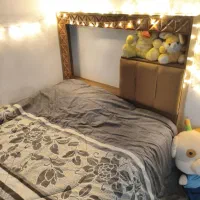 تخت ۱.۵نفره باتشک رویال|تخت و سرویس خواب|نورآباد ممسنی, |دیوار