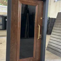 درب ضدسرقت ترموود نرده استیل ،شیشه ای لمینت کدF191|مصالح و تجهیزات ساختمان|پل سفید, |دیوار