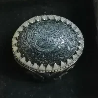 انگشتر نقره حدید رکاب استاد ممی تبریز آیت الکرسی