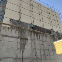 بنایی.سیمانکاری.دیوار چینی.شیب بندی.استخر تخریب