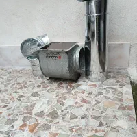 هود سانترفیوژ و سه متر لوله و زانو نو