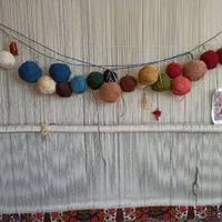 دار قالی نیمه بافته شده