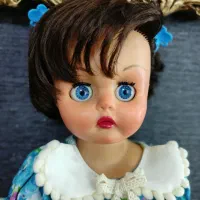 فروش عروسک قدیمی با لباس آبی اقساطی