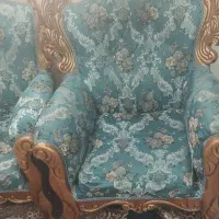 مبل صندلی راحتی سلطنتی|مبلمان خانگی و میز عسلی|اقبالیه, |دیوار