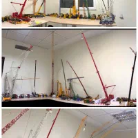 ماکت کلکسیونی راهسازی جرثقیل کامیون