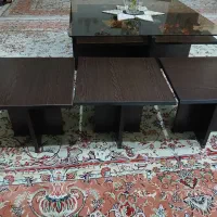 مبل ۷ نفره به همراه میز وسط|مبلمان خانگی و میز عسلی|فومن, |دیوار
